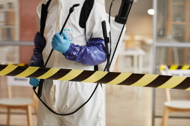 Professional Blood Cleanup technician working in Franklin Park, NJ